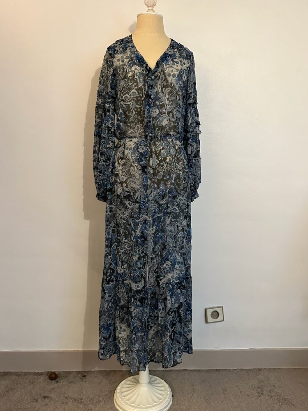 The Kooples Blue Flower Dress